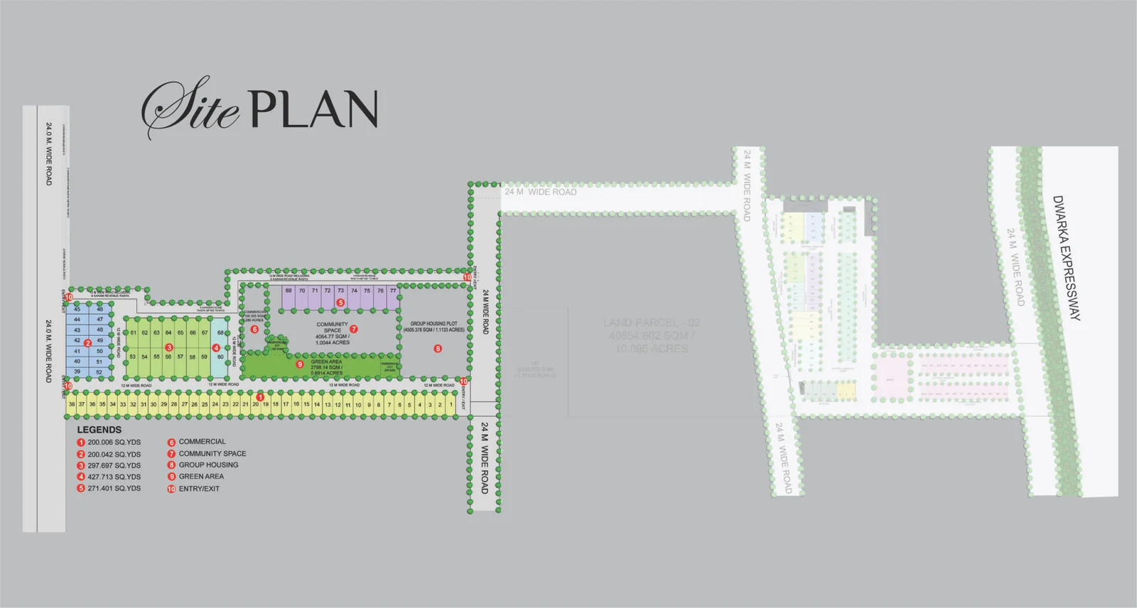 True Habitat Luxe Residency 112 Location Map