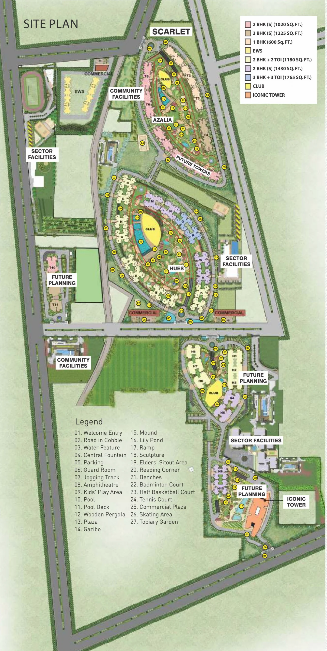 True Habitat Luxe Residency 112 Location Map