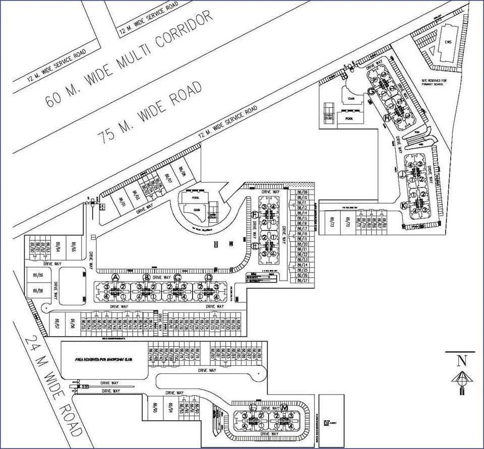 Paras Quartier Site Plan