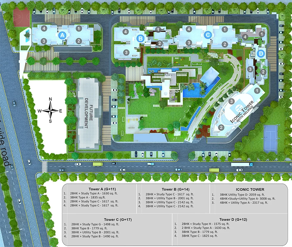 Paras Quartier Site Plan