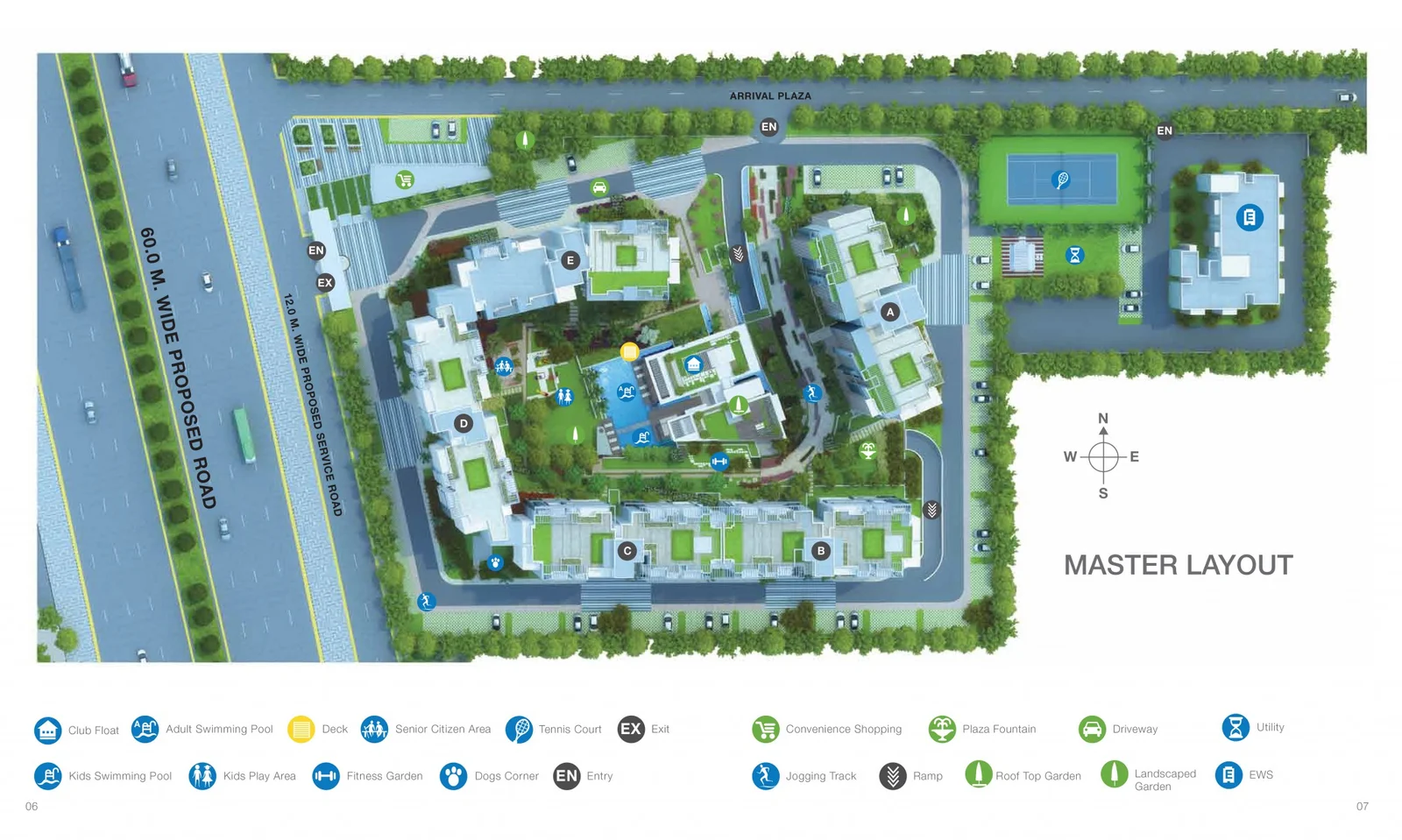 Paras Quartier Site Plan