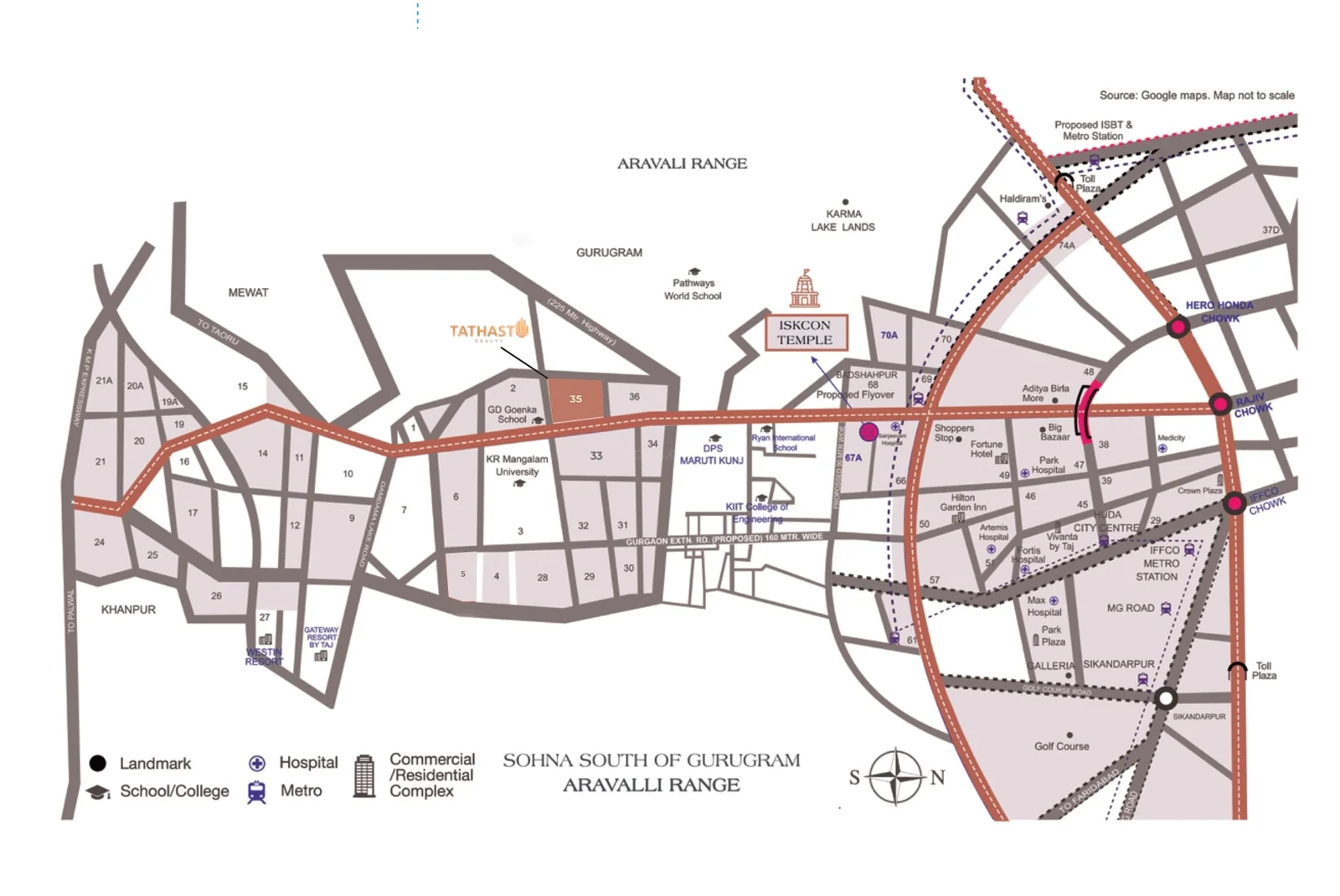 4S Aster Avenue Location Map
