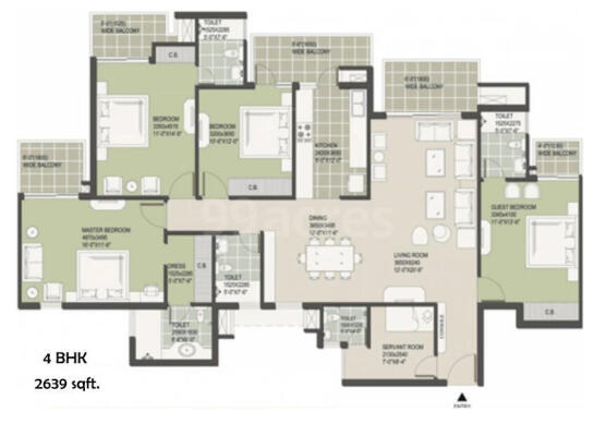 Satya Sector 104 Floor Plan